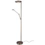 Trio BARRIE 424210304 Stehleuchte 2x38w/led 2700+4000k 4000lm+600lm ip20