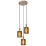 Lucide LAMBRES 45410/13/41 Pendelleuchte 3x40w/e27 ip20