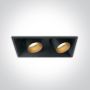 One Light The Recessed Cylinders 51211C/B/W Einbau-Downlight 2x11W/LED 3000K 820lm IP20