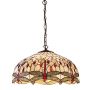 Endon DRAGONFLY BEIGE 64079 Pendelleuchte 3x60W/E27 IP20