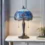 Endon DRAGONFLY BLUE 64090 Tischleuchte 2x60W/E27 IP20