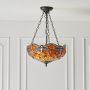Endon DRAGONFLY FLAME 64076 Pendelleuchte 3x60W/E27 IP20
