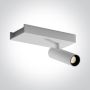 One Light Wall & Ceiling 65004A/W/W Spot 1x5W/LED 3000K 450lm IP20