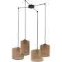 TK Lighting JUTA 6585 Deckenlampe 4x15W/E27