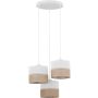TK Lighting LINOBIANCO 6575 Pendelleuchte 3x15W/E27