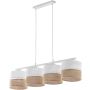 TK Lighting LINOBIANCO 6576 Pendelleuchte 4x15W/E27