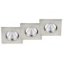 Trio ZAGROS 650610307 Einbau-Downlight 3x5.5w/led 3000k 345lm ip65