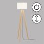 Fischer&Honsel SHINE-WOOD 40478 Stehleuchte 3x40W/E27 IP20