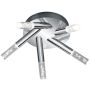 Trio BOLSA 682410506 Deckenlampe 5x3.1w/led 3000k 310lm ip44