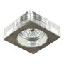 Prezent ELEGANT GLASS FIX 71009 Dekorative Einbaustrahler 1x50W/GU10 IP20