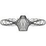 Endon CURL 79622 Lampenschirm 1x40W/E27 IP20