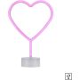 Paul Neuhaus NEON-HERZ 85028-87 Wandleuchte 1x1W/LED multikolor 1lm ip20