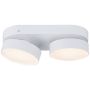 Lutec STANOS 8600502446 Deckenlampe 2x13.6w/led 2700K-6500K(CCT) 800lm ip20