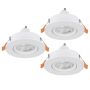 Eglo BARRANCO GU10 902255 Einbau-Downlight 3x4.5W/GU10 ip20