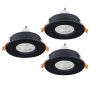 Eglo BARRANCO GU10 902257 Einbau-Downlight 3x4.5W/GU10 ip20