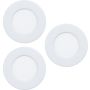 Eglo FUEVA 6 901394 Einbau-Downlight 3x3.7w/led 2700k,4000k,6500k ip20 1350lm