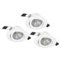 Eglo SALICETO 900745 Einbau-Downlight 3x6W/LED 2700K 1350lm IP20