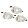 Eglo SALICETO 900746 Einbau-Downlight 3x6W/LED 2700K 1350lm IP20