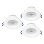 Eglo SALABATE 902272 Einbau-Downlight 3x5W/LED 2700K, 4000K, 6500K 3X540lm ip65