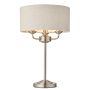 Endon HIGHCLERE 94369 Tischleuchte 3x18W/E14 IP20