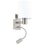 Eglo PASTERI 96477 Wandleuchte 1x40W/E27 + 1X3,5W/LED 380LM