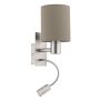 Eglo PASTERI 96478 Wandleuchte 1x40W/E27 + 1X3,5W/LED 380LM