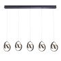 Endon COSMA 97624 Pendelleuchte 5x14W/LED 3000K 2310LM IP20