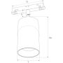 Maxlight MAX M0010D Schienenstrahler 1x18w/led 3000k 1411lm ip20