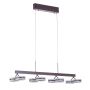 Italux METIS AD16002-8A COFFEE Pendelleuchte 8x4,8W/LED IP20