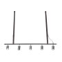 AZzardo BIRAM/CH AZ2638 Pendelleuchte 5x25W/GU10 IP20