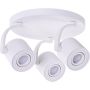 AZzardo BROSS 3 ARM ROUND SMART WIFI AZ3953 Spot 3x15W/GU10 2700K-6500K 1020LM IP20