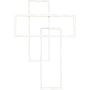 AZzardo QUADRATUS  AZ2993 Wandleuchte 1x80W/LED 4800LM