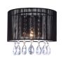 Italux ESSENCE A.9262/1 BK Wandleuchte 1x40W/E14