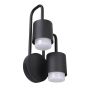 Italux SORANO C49-2/BK-9 Wandleuchte 2x6W/LED 1550LM IP44