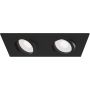 Maytoni ATOM DL024-2-02B Einbau-Downlight 2x50W/GU10 IP20