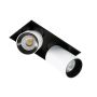 Italux NOVUM GL7119-2/12W 3000K WH+BL Einbau-Downlight 1x12W/LED 1640LM IP20