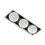 Italux VERTICO GL7108-3/3X18W 3000K WH+BL Einbau-Downlight 3x18W/LED 4200LM IP20