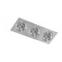 AZzardo SIRO AZ0773 Einbau-Downlight 3x50W/GU10 ES111