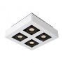 Italux CASEMIRO IT8001S4-WH/BK Aufbau-Downlight 4x50W/GU10