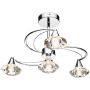 Dar Lighting LUTHER LUT0450 Deckenlampe 4x40W/G9