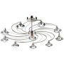 Dar Lighting LUTHER LUT2346 Deckenlampe 10x40W/G9
