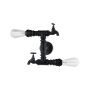 Italux CRILLO MBM-2568_2 BK Wandleuchte 2x40W/E14 IP20