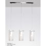 Italux BLEND MDF9489/3 Pendelleuchte 3x60W/E27