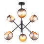 Italux CAVAZZA MDM-3690/6 BK+GD Kronleuchter 6x40W/E14