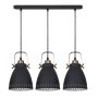 Italux FRANKLIN MD-HN8026S-3-B+RC Pendelleuchte 3x60W/E27