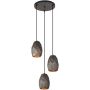 Italux HARLEY MDM-3480/3A GR+GD Pendelleuchte 3x40W/E27 IP20