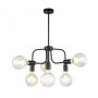 Italux KRISTY MDM-3678/6 BK Kronleuchter 6x60W/E27