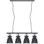 Italux LAVARE MD-HN82608-4-BK+WH Pendelleuchte 4x40W/E27 IP20