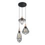 Italux MAELLE MDM-2591/3 BK Pendelleuchte 3x40W/E14