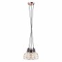 Italux PERIFO MDM-2272/3 BK+COP Pendelleuchte 3x60W/E27 IP20